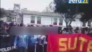 SUTE Conare usa a estudiantes para alimentar sus protestas [VIDEO]