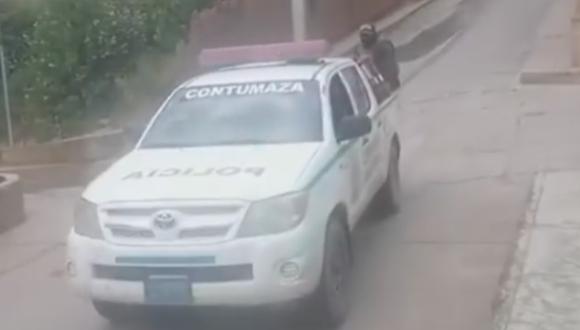 Sujetos fueron detenidos en el caserío de Cascabamba, provincia de Contumazá portando armas de fuego. Foto: La Noticia