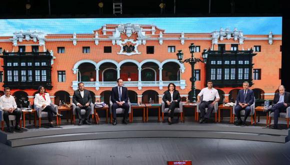 El debate entre candidatos a la Municipalidad de Lima fue en el auditorio de la UNMSM.