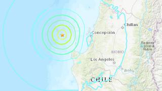 Sismo de magnitud 6,6 sacude la costa de Chile 