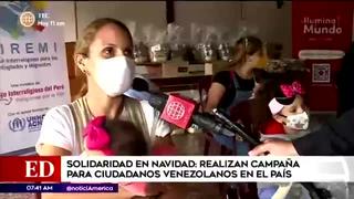 Realizan campaña navideña para ayudar a ciudadanos venezolanos en el Perú
