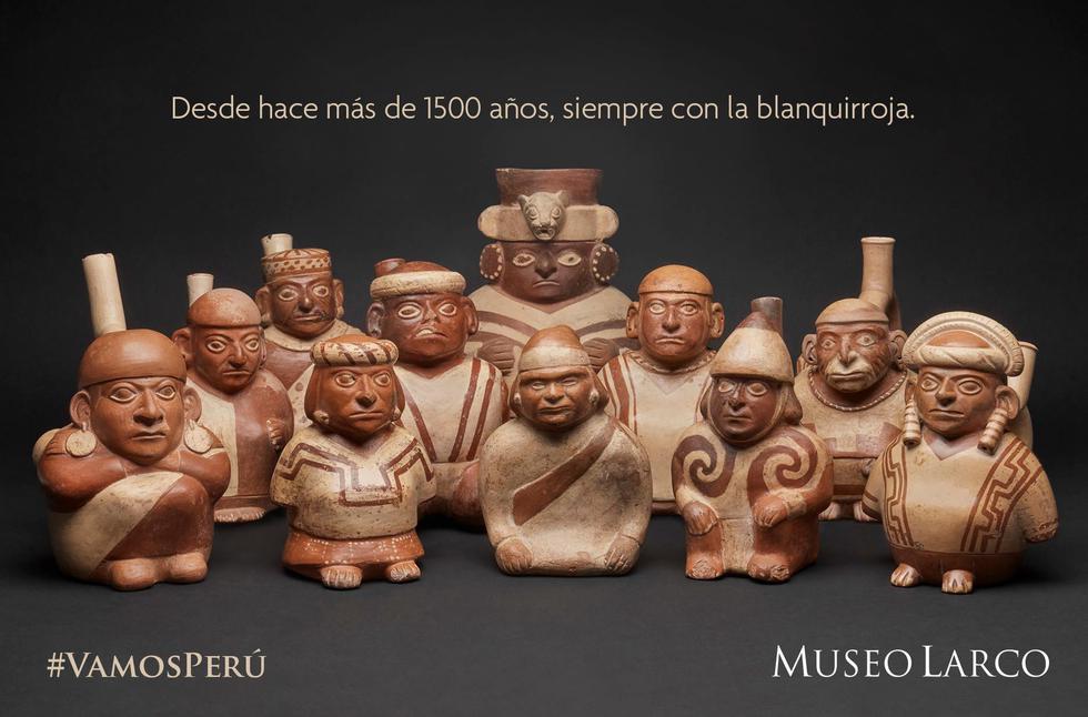 Alientan a la bicolor con 11 piezas de la cultura Mochica. (Museo Larco)