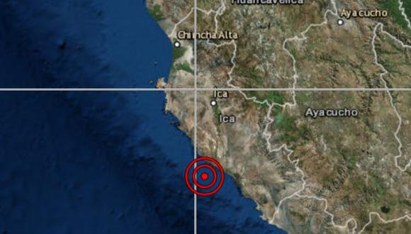 De acuerdo con el IGP, el epicentro de este movimiento telúrico se ubicó a 82 kilómetros al suroeste de Palpa. (Foto: IGP)