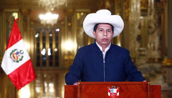 Pedro Castillo anunció una serie de cambios durante el Mensaje a la Nación. (Foto: Presidencia)