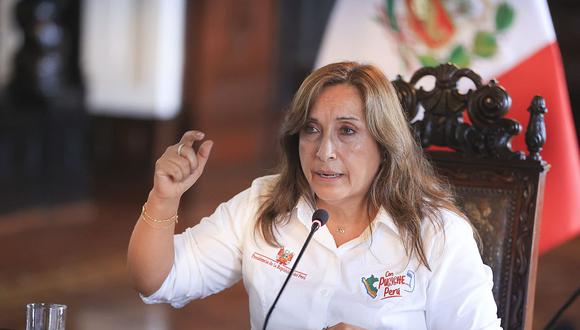 Dina Boluarte pide no “desviar” la atención de la Fiscalía. (Foto: Presidencia)