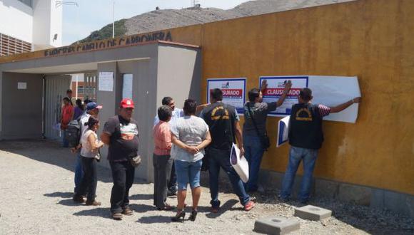 Municipalidad del Rímac clausuró colegio Mercedes Cabello. (Perú21)