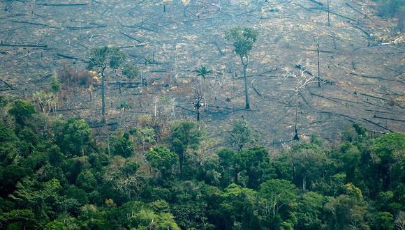 El fuego se extinguió en el Parque Nacional Campo Ferruginoso, al sur del estado de Pará. Primer logro del combate contra los incendios que afectan la Amazonía. (Foto referencial: AFP)