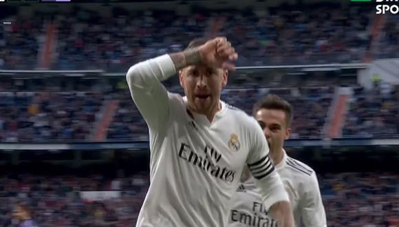 Real Madrid vs. Valladolid: Sergio Ramos la 'pinchó' para anotar el segundo de la 'Casa Blanca'. (Video: DirecTV)