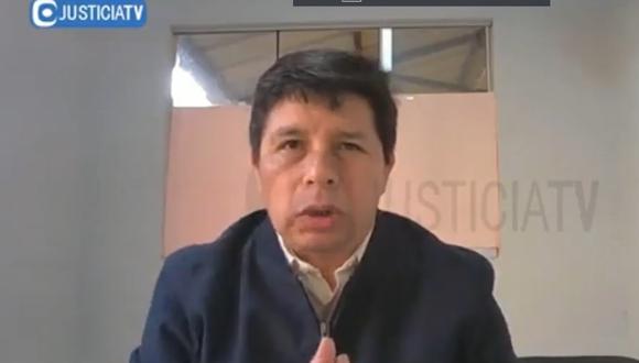 Pedro Castillo es procesado por el golpe de Estado del 7 de diciembre de 2022. (Captura de pantalla Perú21)