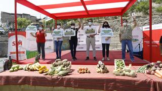 Mercado ‘De la chacra a la olla 2021′ llevó alimentos a mitad de precio en San Juan de Miraflores