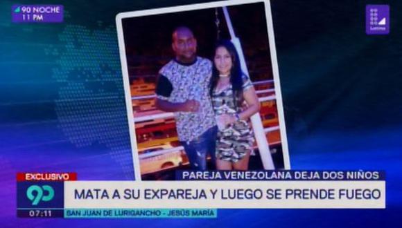 Latina informó que Luis Edgardo Perea Mosquera llevó a la madre de sus dos hijos, identificada como Katherine Pinto Oviedo, hasta el hospedaje. Allí la habría estrangulado y horas después huyó.