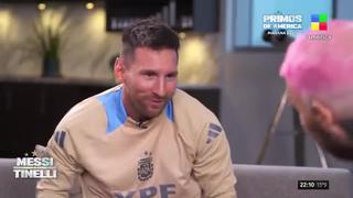 Mira la reacción de Lionel Messi al ver su cara en tatuaje de Marcelo Tinelli (VIDEO)
