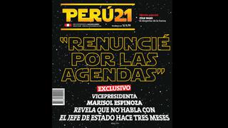 Estas fueron las 23 mejores portadas de Perú21 en 2015