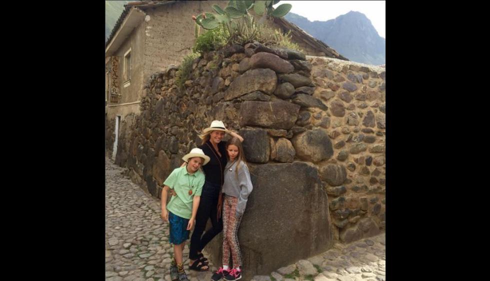 Gwyneth Paltrow publicó fotos en sus redes sociales desde el Cusco. (Instagram)