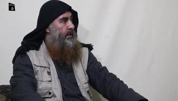 La última aparición pública de Abu Bakr al Baghdadi fue a través de un video. (AFP).