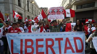 ‘Reacciona Perú’: así se vivió la segunda marcha contra el gobierno de Pedro Castillo | FOTOS 