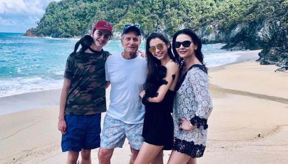 Catherine Zeta-Jones y Michael Douglas viajaron a Cuba con sus hijos para despedir el 2018. (Foto: @catherinezetajones)