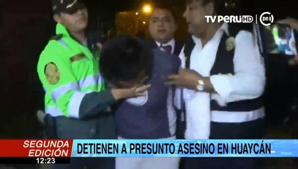 Stalin Guadalupe Sinchi, quien cuenta con antecedentes policiales, fue capturado en el momento que desmantelaba un mototaxi, en la zona Z de Huaycán. (TV Perú)