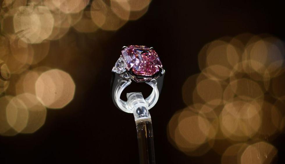 El excepcional diamante rosa que fue vendido por casi US$ 50 millones en Ginebra | Foto: AFP