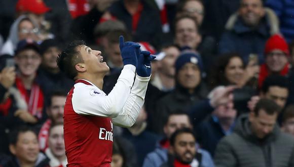 Es el segundo gol de Alexis Sánchez en el torneo local de Inglaterra. (AFP)