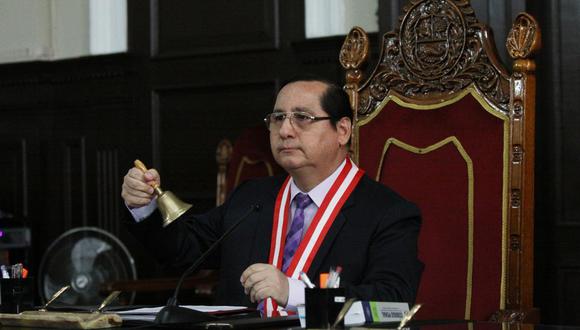 Núñez Julca verá este viernes 15 de noviembre pedido de impedimento de salida del país contra el fiscal supremo Tomás Gálvez. (Foto: Poder Judicial)