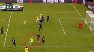 Mira el golazo de James Rodríguez para el 1-0 de Colombia ante EE.UU. en amistoso