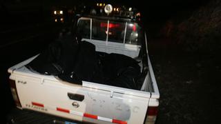 Accidente vehicular dejó cinco muertos en Huancayo