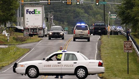 Estados Unidos: Seis heridos por tiroteo en oficina de FedEx en Atlanta. (EFE)