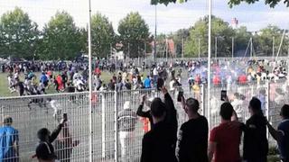 YouTube: cientos de personas se dieron cita en Francia durante un partido ilegal en plena crisis por el coronavirus | VIDEO | 