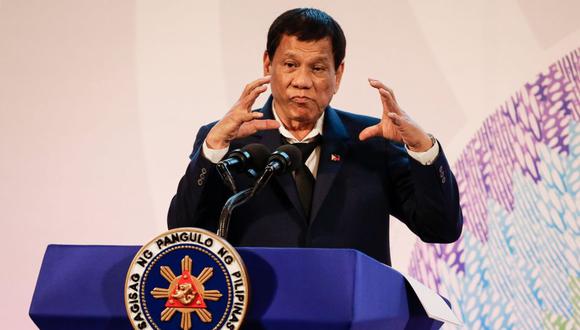 Rodrigo Duterte anunció medidas extremas para quien incumpla cuarentena. (EFE)