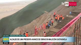 Jorge Muñoz presenta avance de obras en el Malecón Castagnola en Magdalena del Mar