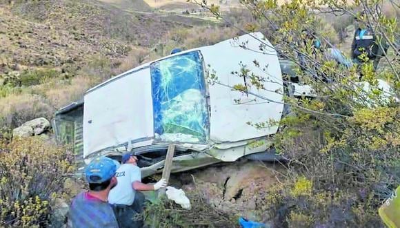 Arequipa: el cadáver de la persona correspondía a una persona que falleció en un accidente de tránsito en el distrito de Quicacha.