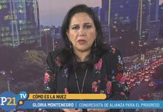 Gloria Montenegro sobre Alan García: "De ninguna manera se debe dar salvoconducto"