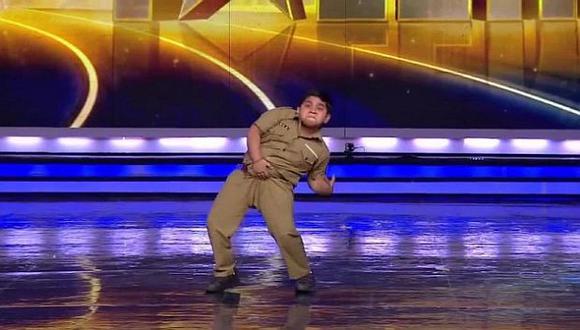 Akshat Singh durante su espectacular performence en India\'s Got Talent. (Internet)