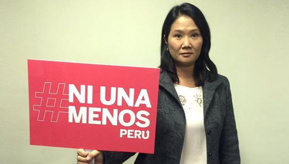 Keiko Fujimori se sumó a iniciativa ciudadana.