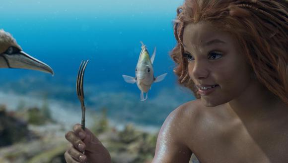 Halle Bailey como Ariel en La Sirenita. (Foto:Disney)