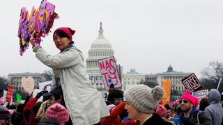 Así se desarrolló la multitudinaria 'Marcha de las Mujeres' contra Donald Trump [Fotos]