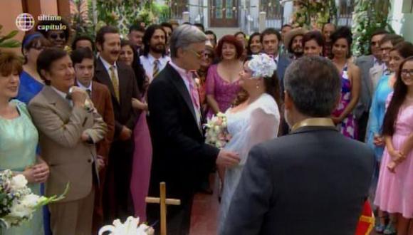Luis Felipe y Cristina lograron casarse. (Foto: América Televisión)