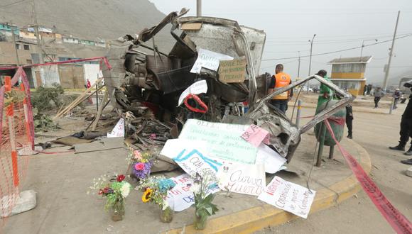 El fatal accidente se produjo el último domingo por la mañana. (Foto: Anthony Niño de Guzmán (@photo.gec)