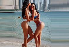 Stephanie Valenzuela y su hermana disfrutan de Francia y las playas de Dubái [FOTOS]