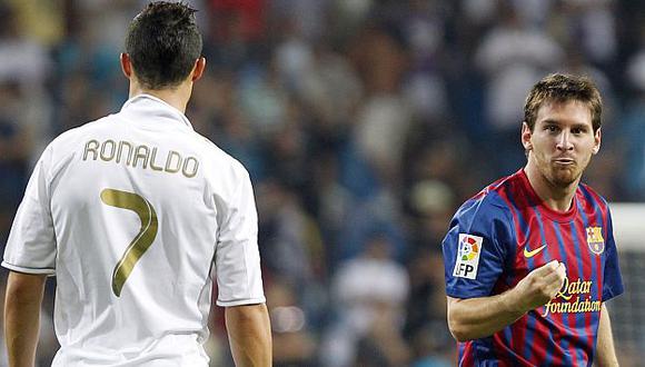 Messi y Ronaldo también disputan un duelo aparte en el derbi. (AP)