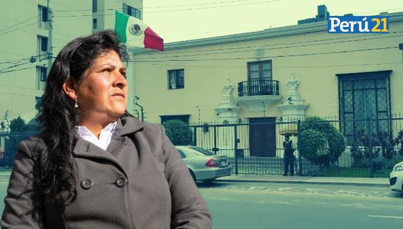 Lilia Paredes y sus hijos permanecían en la Embajada de México hasta ayer. (Perú21)