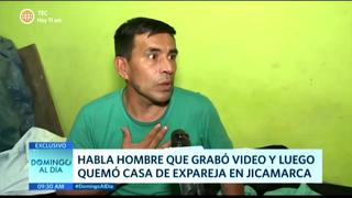 Jicamarca: habla sujeto que grabó video y luego quemó hogar de su expareja
