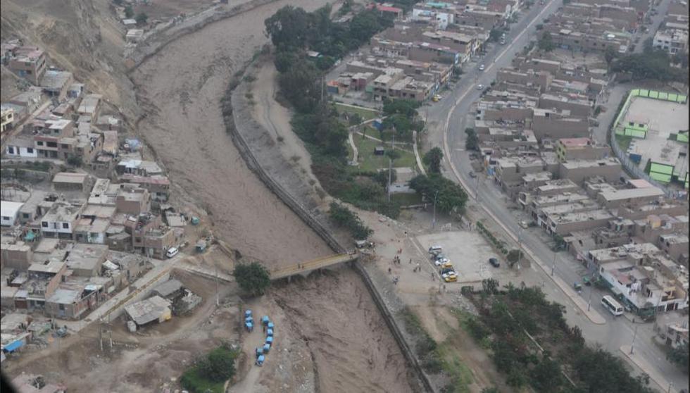 Autoridades sobrevolaron las riberas del Rímac y Chillón. (Gobierno regional Callao)