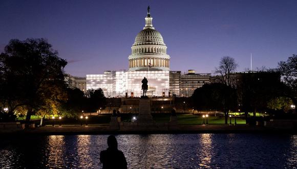 El Capitolio de EE. UU. en la mañana de las elecciones de mitad de período de EE. UU., en Washington, DC. -(Foto de Stefani Reynolds / AFP)