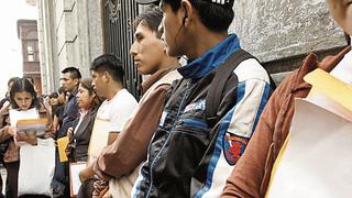 Empleo: más de 415 mil personas buscan trabajo en Lima, según el INEI