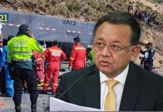 Edgar Alarcón muere en accidente de bus interprovincial en Ayacucho