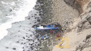 A 51 se eleva la cifra de muertos tras accidente en Pasamayo [FOTOS Y VIDEOS]