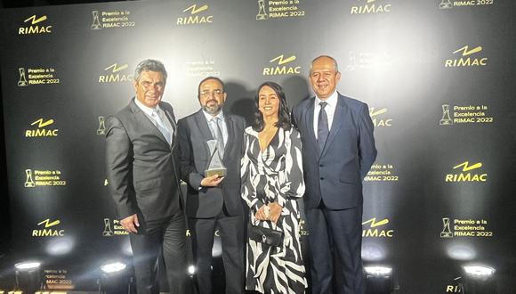 El premio de RIMAC Seguros reconoce a las empresas que incentivan la implementación de mejores prácticas en materia de prevención de riesgos laborales.