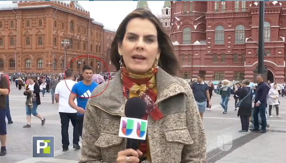 Ahtziri Cardenas contó cómo fue la agresión mientras reportaba sobre el Mundial, desde La Plaza Roja de Moscú. (Facebook)